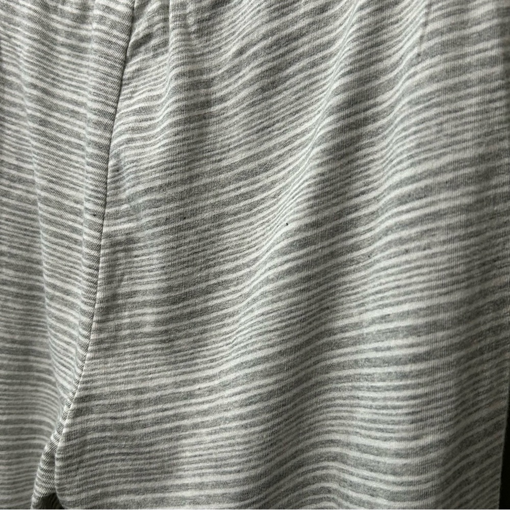 LOVE by GAP Pajama Bottoms Cotton Modal Blend Gray White Pockets Womens Size XS - Picture 8 of 11